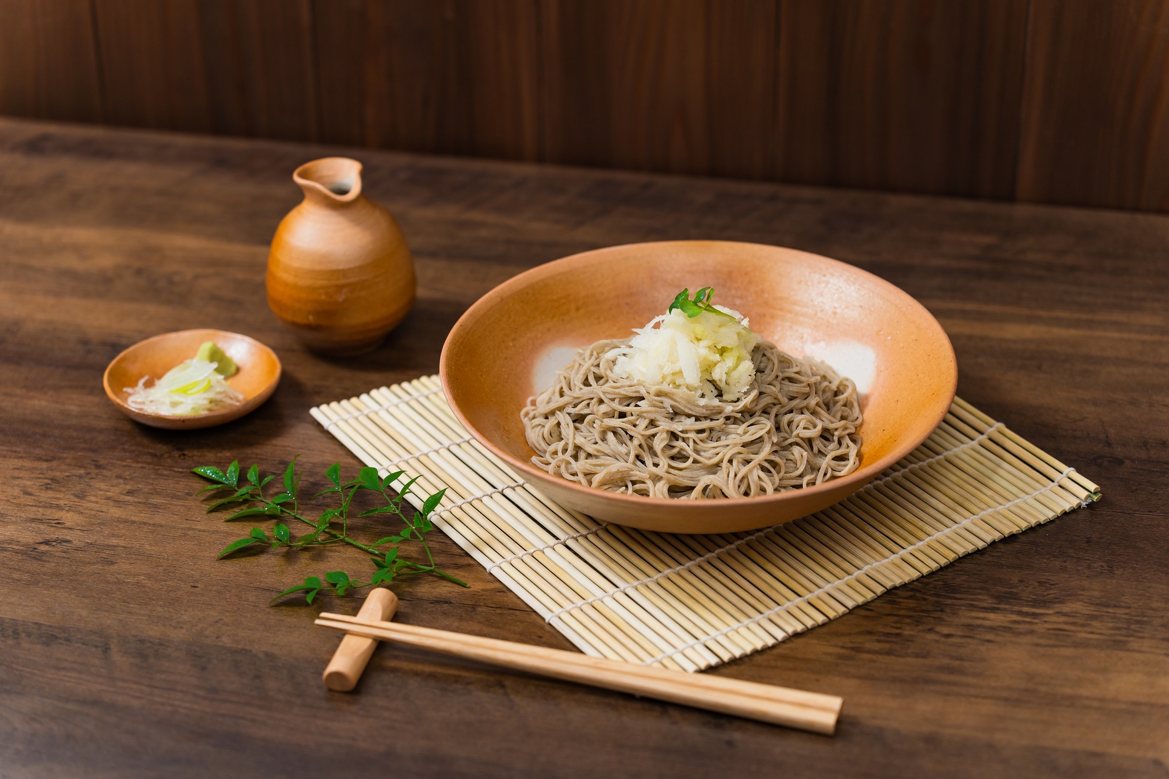 「伊吹在来そば」の麺