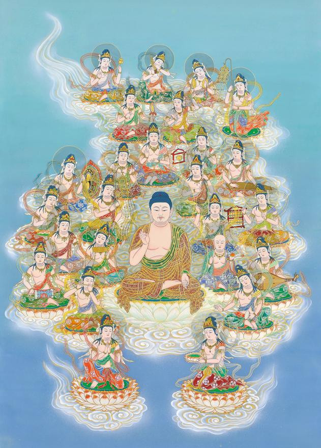 中村吉伽、【木花開耶姫之舞】、希少な額装用画集より、美品、新品額装